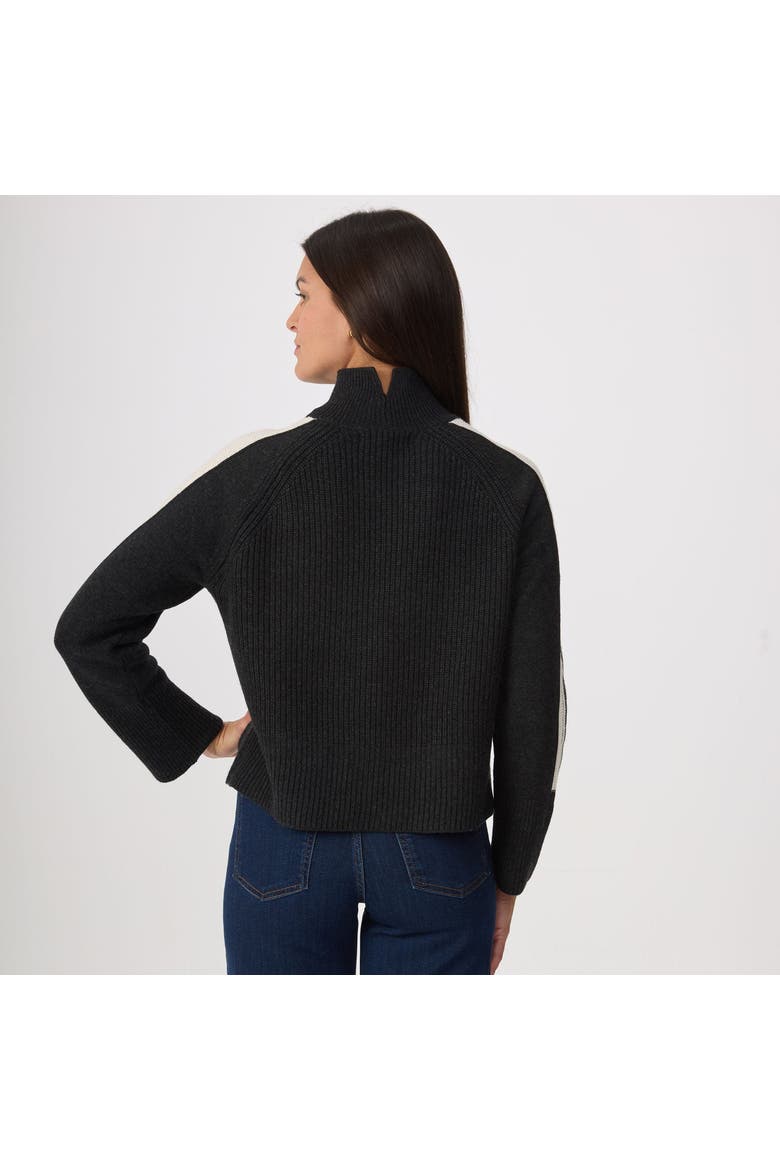 Bianca Mock Neck, Alternate, color, Heather Black
