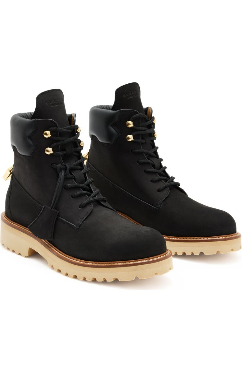 Buscemi Site Lug Sole Work Boot, Main, color,