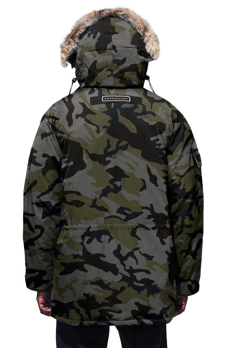 Canada Goose Expedition Extreme Weather 625 Fill Power Down Parka with Genuine Coyote Fur Trim, Alternate, color,