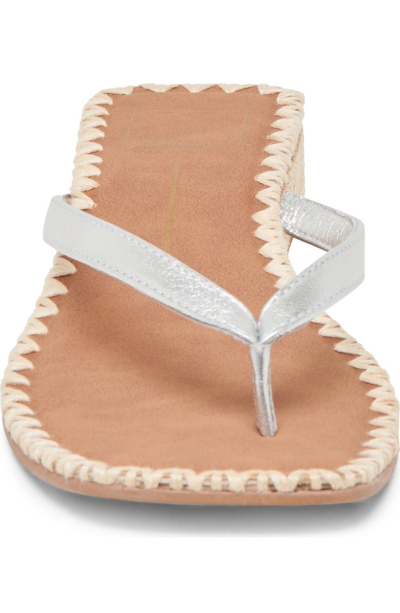 Dolce Vita Barty Flip Flop, Alternate, color, Silver