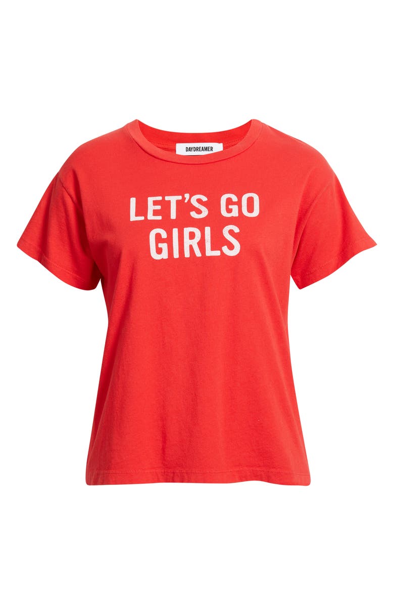 Daydreamer Shania Twain Let's Go Girls Cotton Graphic T-Shirt, Alternate, color, Ruby Red