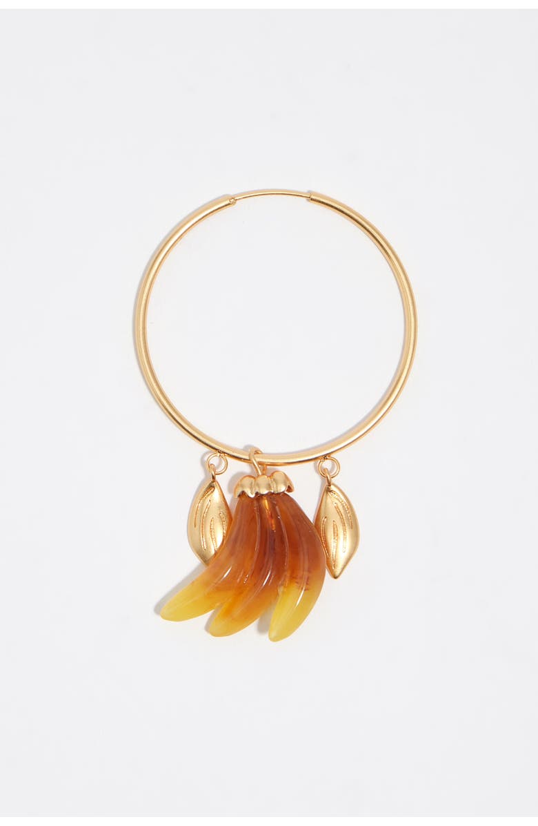 Bimba y Lola Brushed Banana Earrings, Alternate, color,