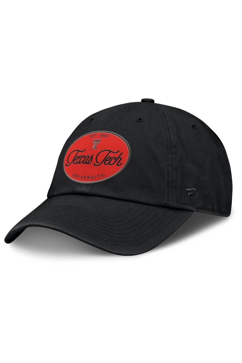 Women's Fanatics Black Texas Tech Red Raiders Candid Adjustable Hat, Main, color, Black