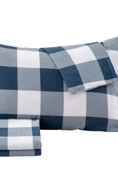 Woven & Weft Turkish Cotton Flannel Plaid Sheet Set