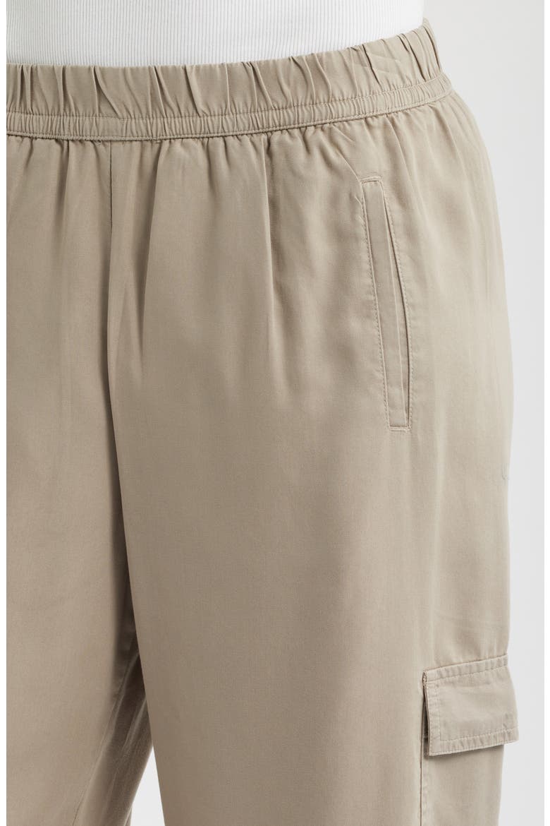 Eliot Wide Leg Cargo Pants, Alternate, color, DARK COBBLESTON