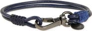 Caputo & Co. Men's Swivel Clasp Craftman Leather Bracelet