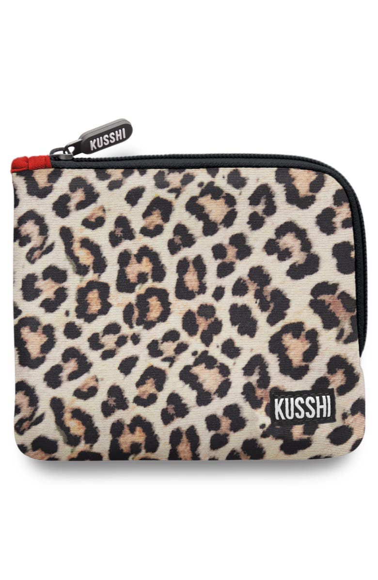 KUSSHI On the Go Pouch Set, Alternate, color, Leopard/Red