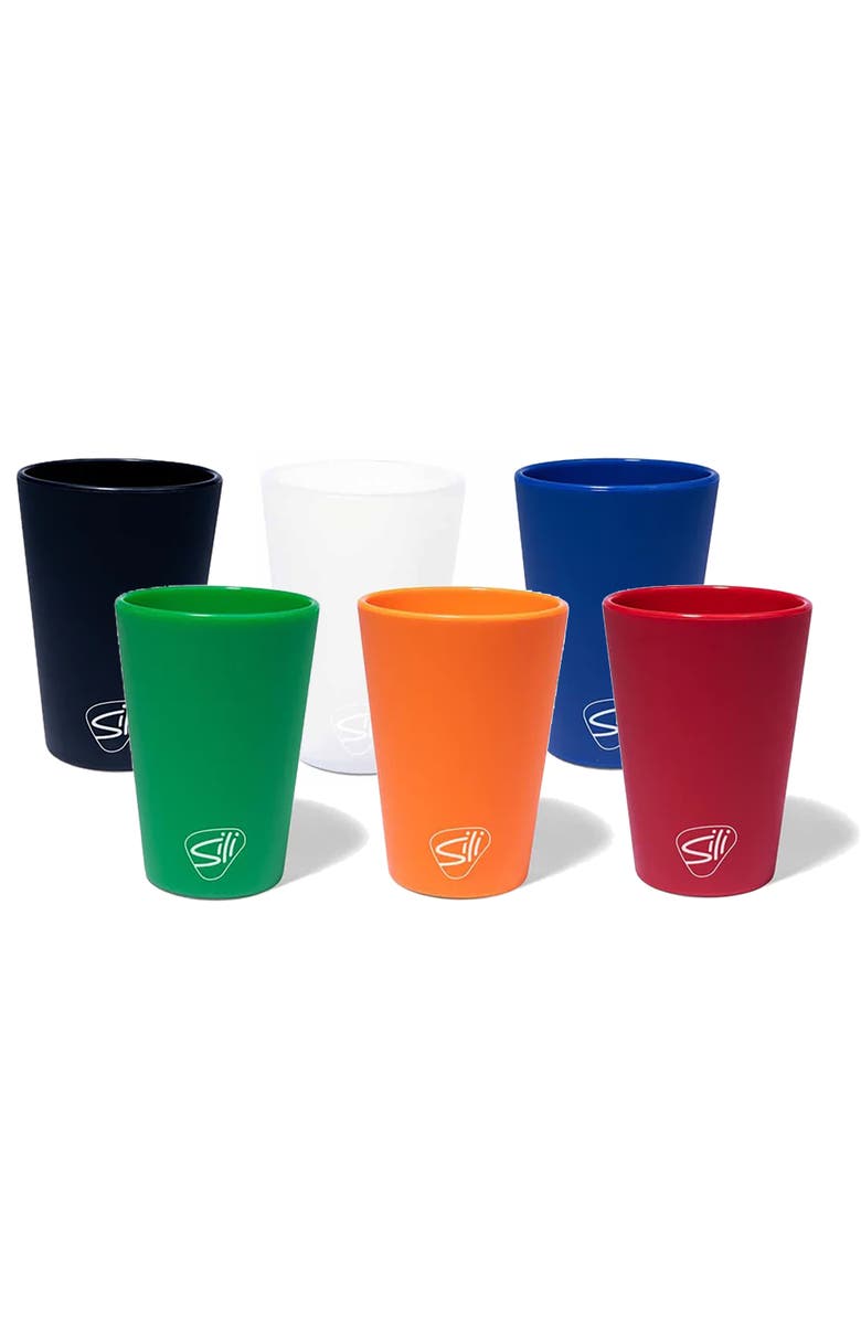 Silipint Silicone 1.5oz Shotglass Set 6 Pack, Main, color,