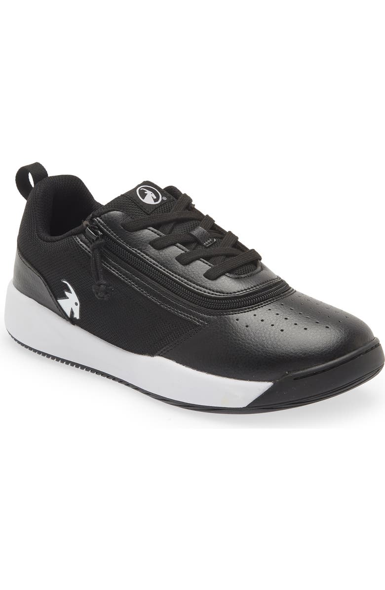 BILLY Footwear Kids' Billy Sport Court Sneaker, Main, color, Black/ White