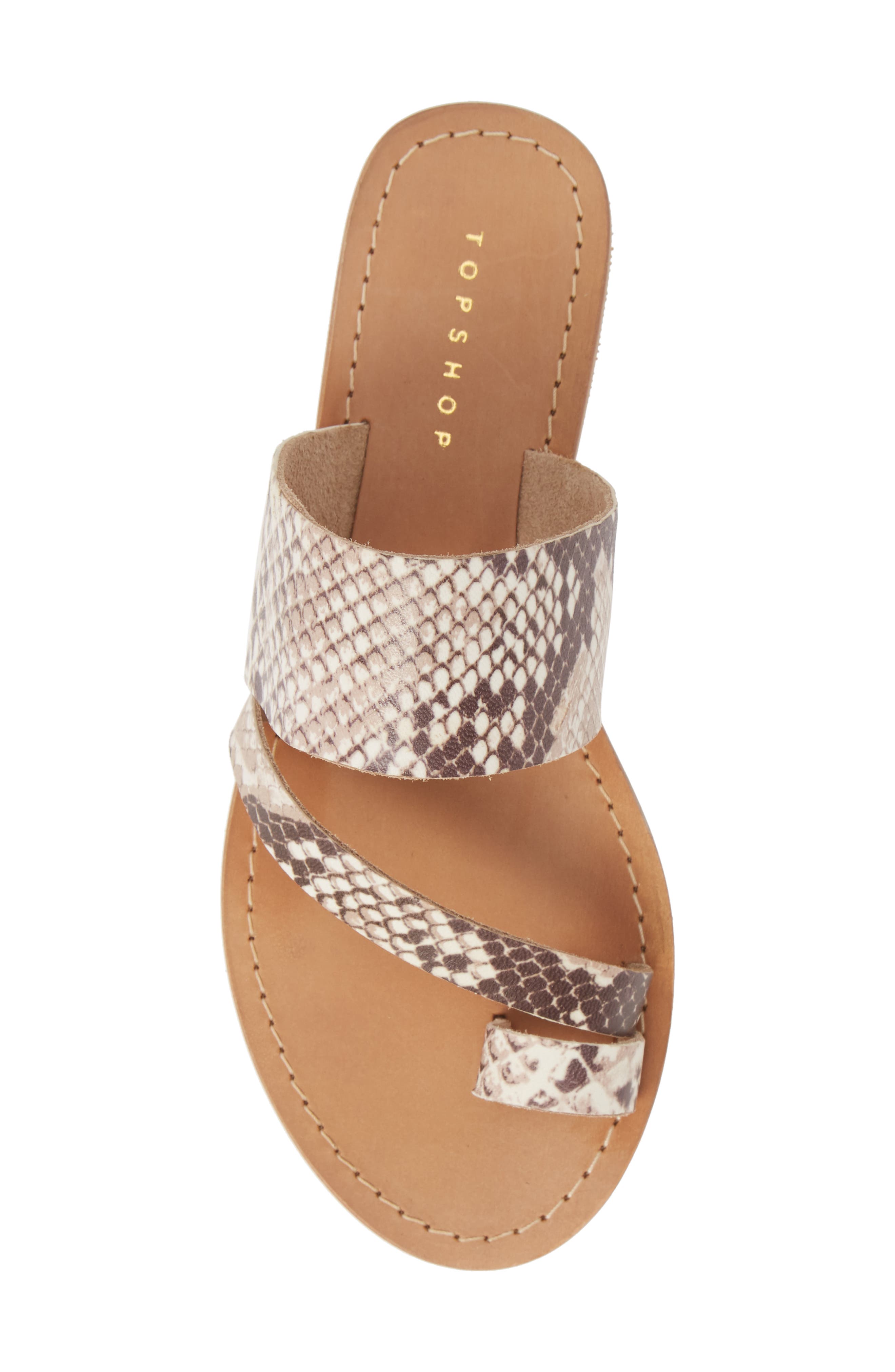 Honey Slide Sandal, Alternate, color, NUDE MULTI