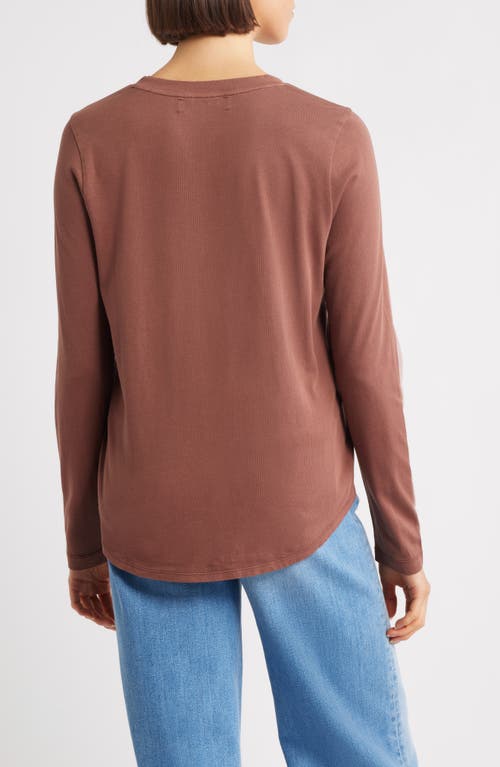 City Blues Beth Long Sleeve T-shirt In Brown