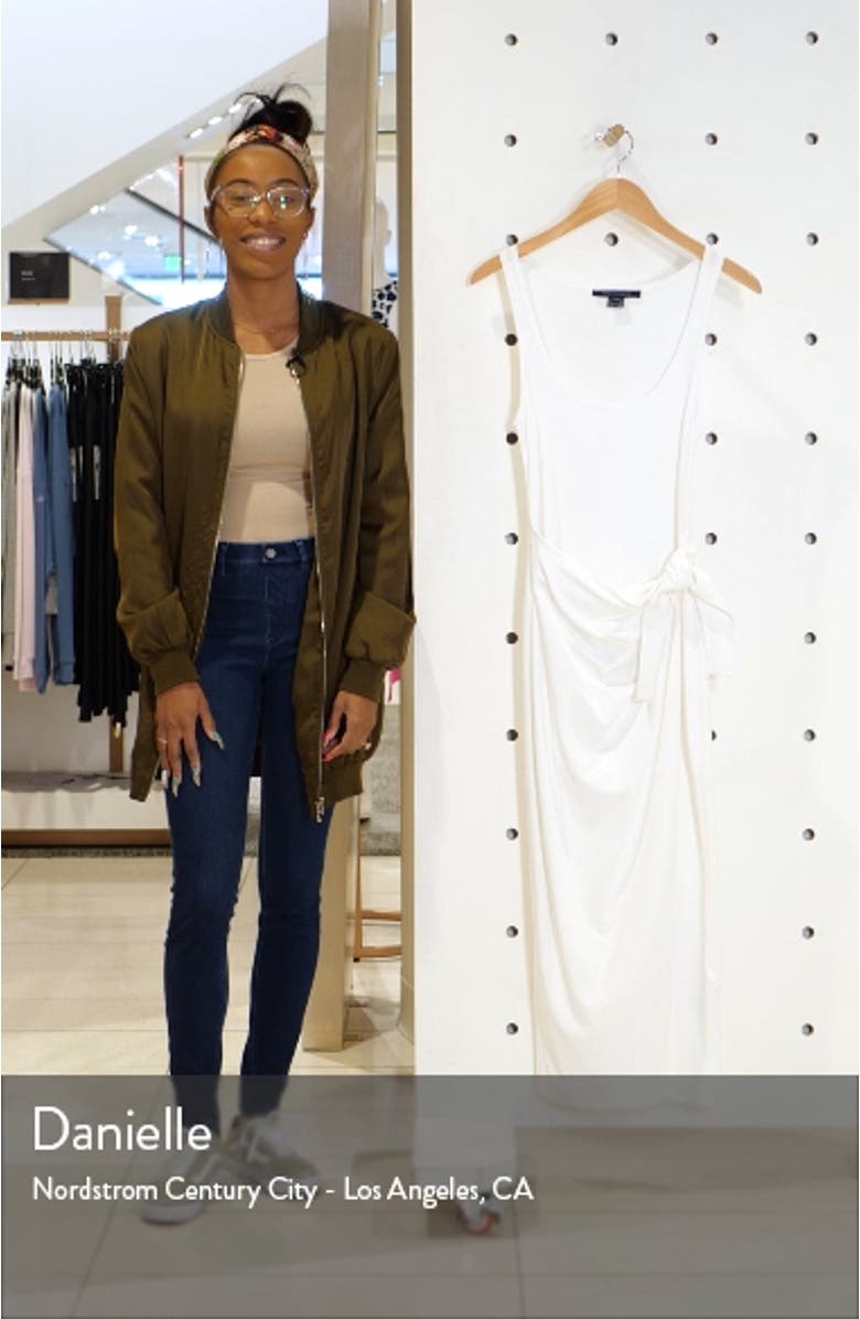 Zenna Sleeveless Faux Wrap Dress, sales video thumbnail