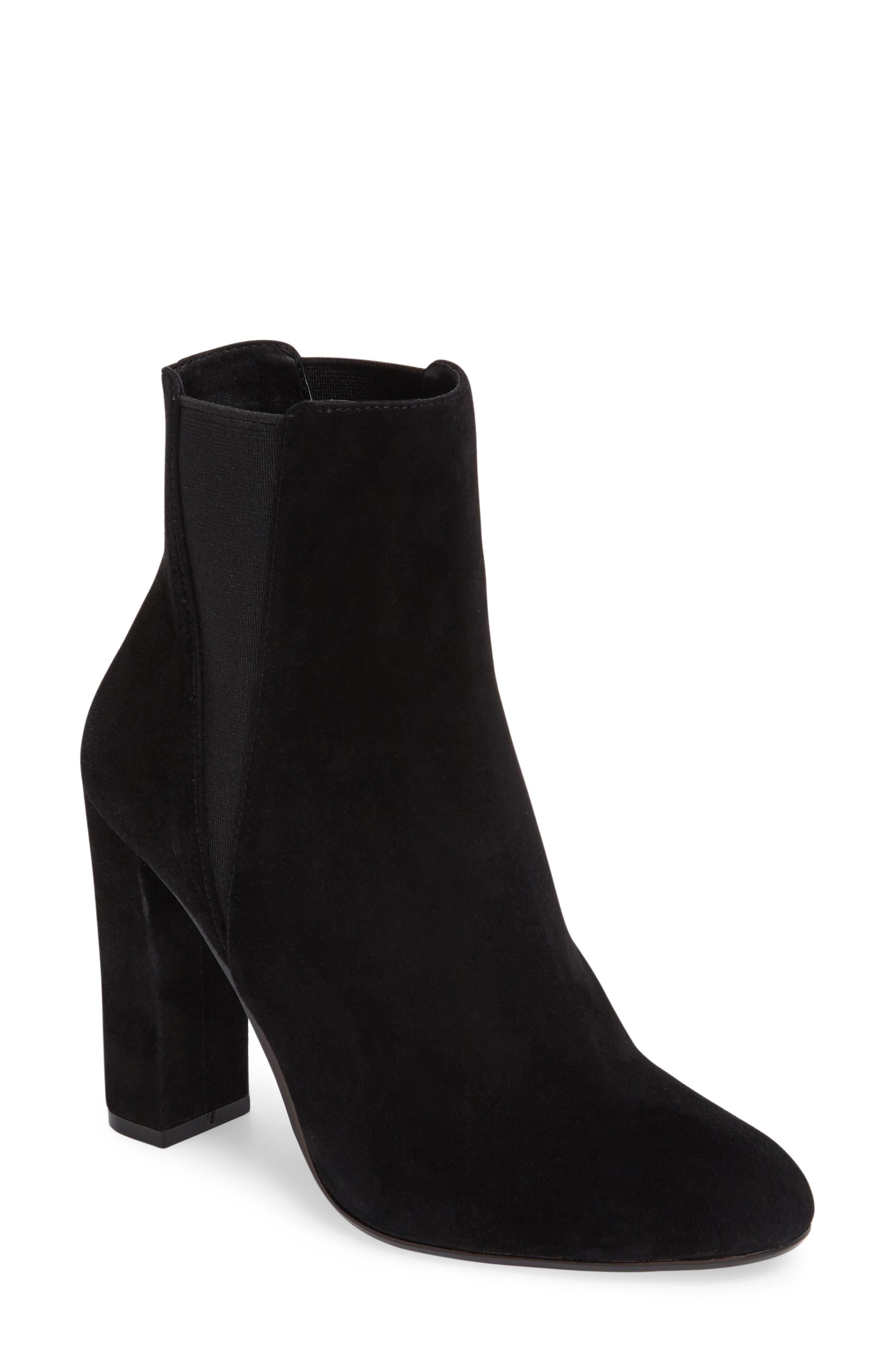 Steve Madden Effect Block Heel Bootie, Main, color, 