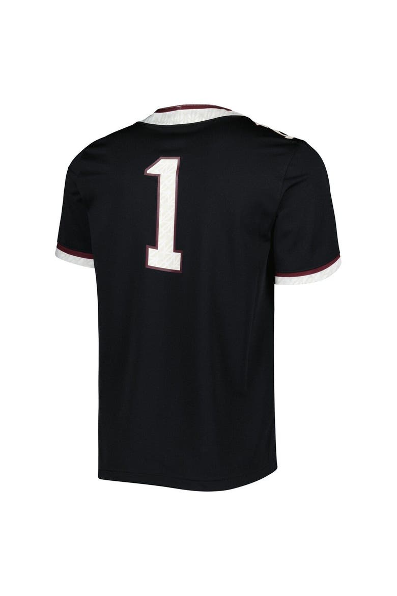 Men's Nike #1 Black Minnesota Golden Gophers Untouchable Football Jersey, Alternate, color, Black