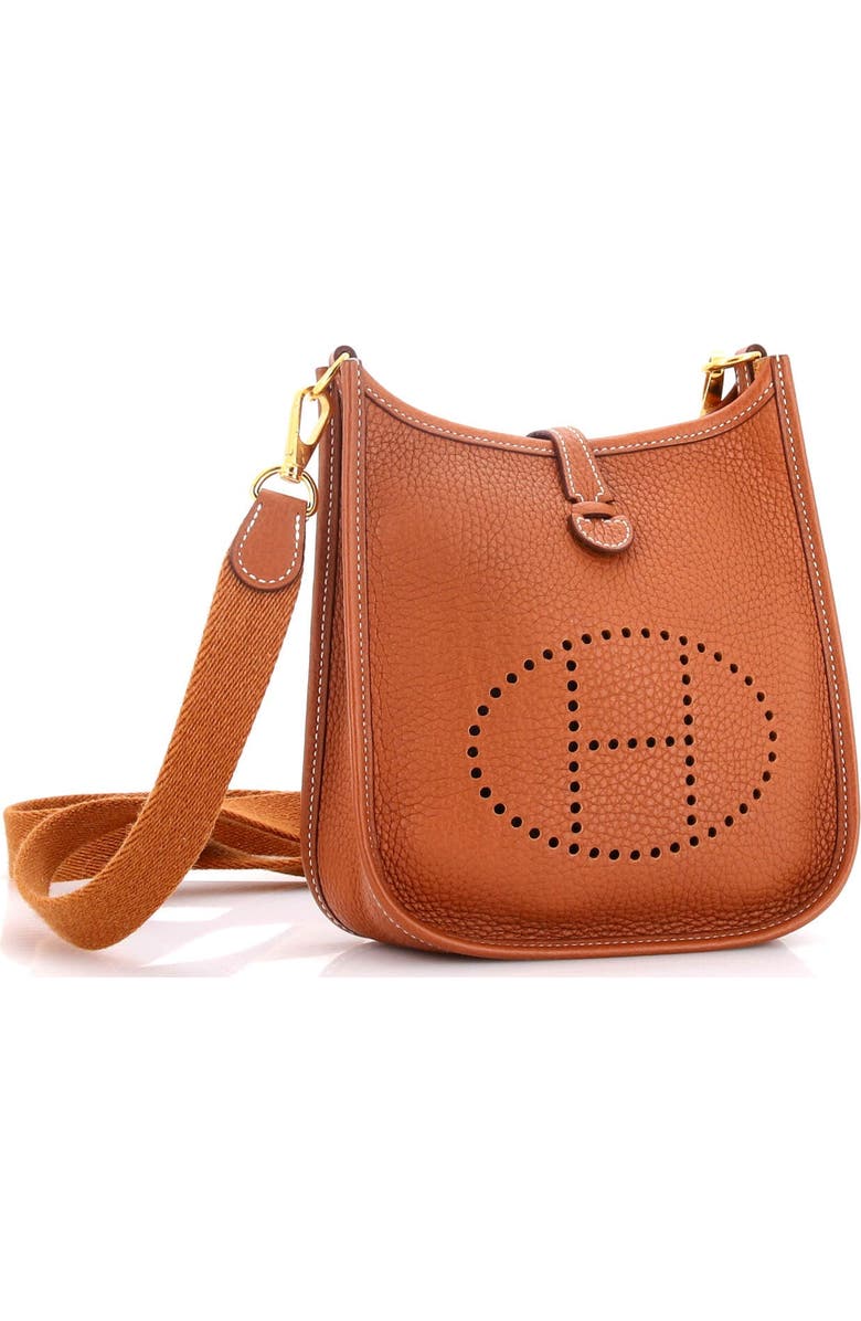 Pre-Owned Hermes Evelyne Bag Gen III Clemence TPM, Alternate, color, Gold
