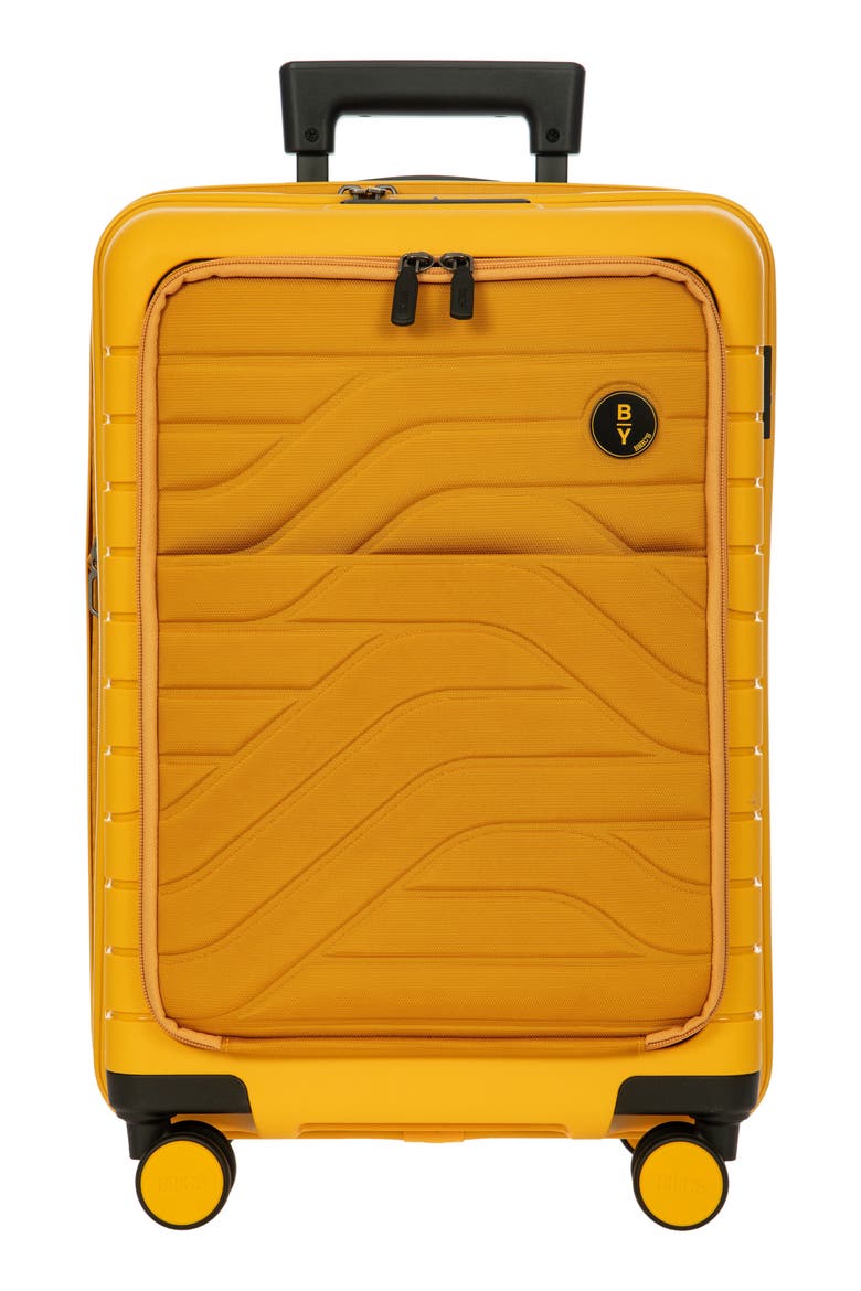 B|Y Ulisse 21 Expandable 21-Inch Spinner Carry-On, Main, color, MANGO
