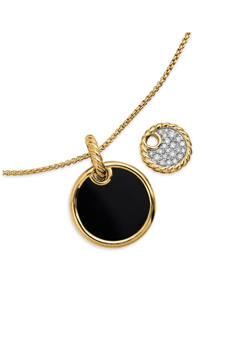 Elements Double Pendant Necklace, Alternate, color, 18K YELLOW GOLD/ DIAMOND