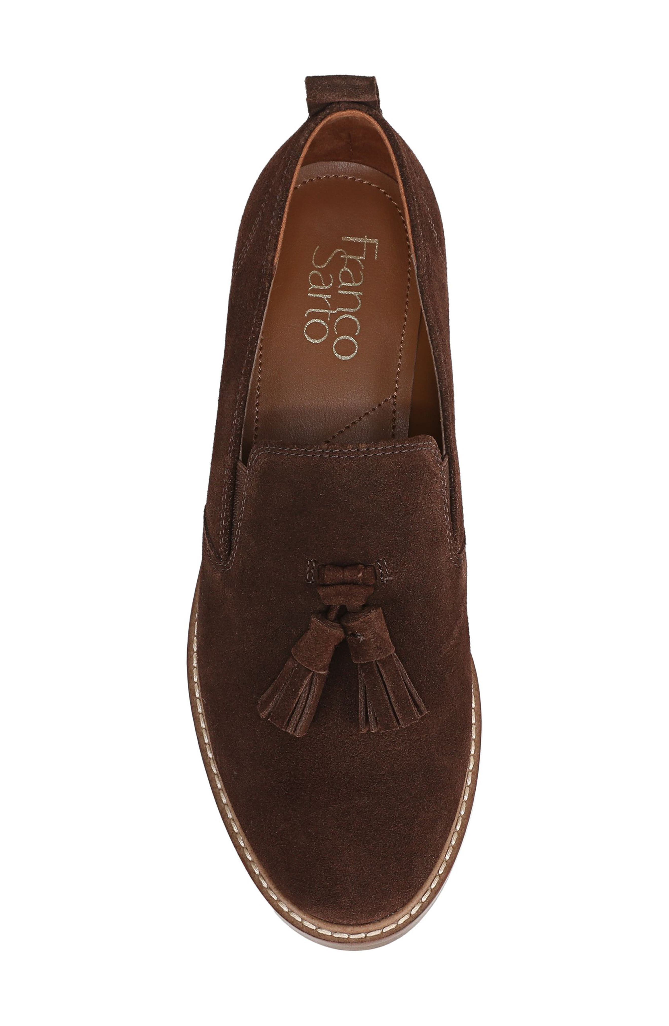 Annalee Tassel Flat, Alternate, color, CHOCOLATE BROWN