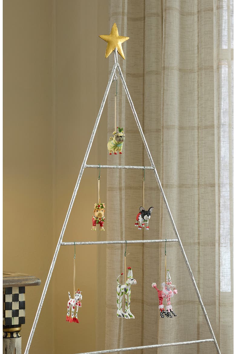 Patience Brewster Set of 6 Mini Dog Ornaments, Alternate, color, MULTI
