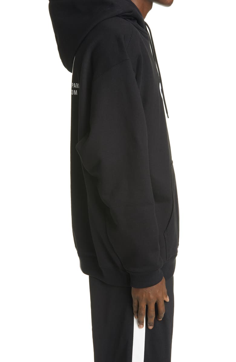 Balenciaga Crew Oversize Men's Graphic Hoodie, Alternate, color,