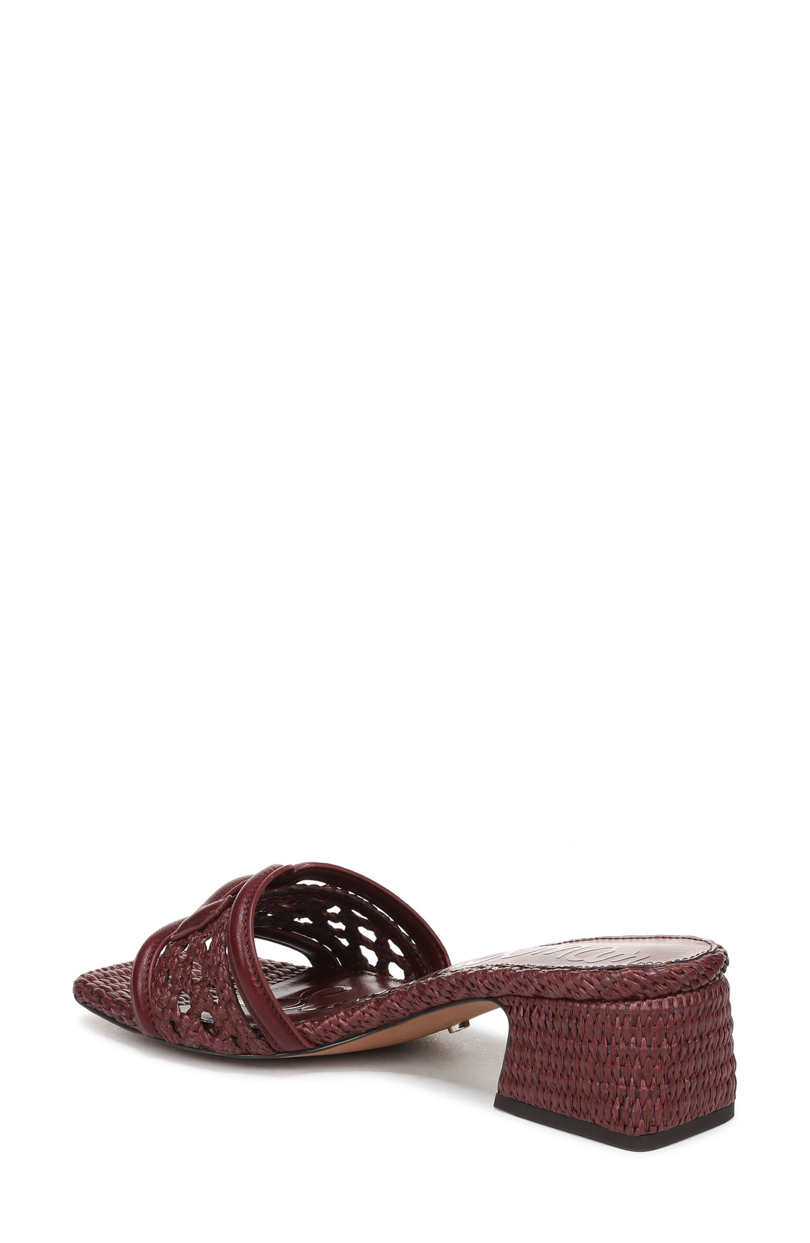 Waylon Woven Sandal, Alternate, color, BRICK