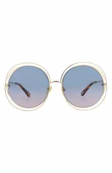 Chloé 62mm Gradient Round Sunglasses