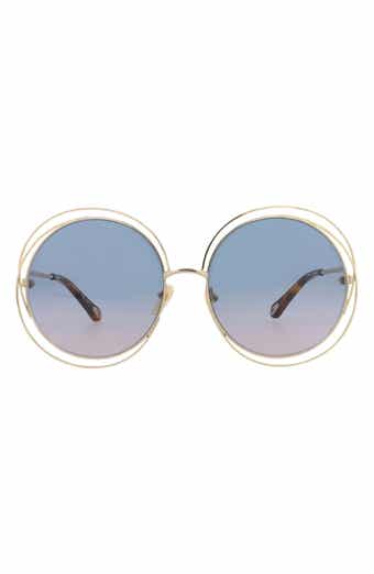 Chloé 62mm Gradient Round Sunglasses