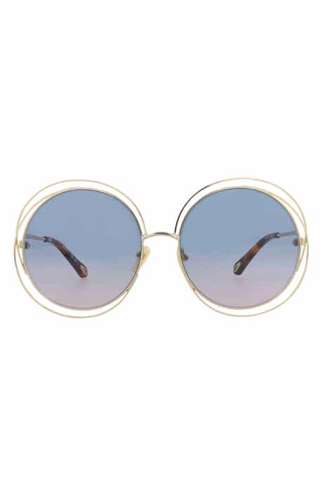 Chloé 62mm Gradient Round Sunglasses