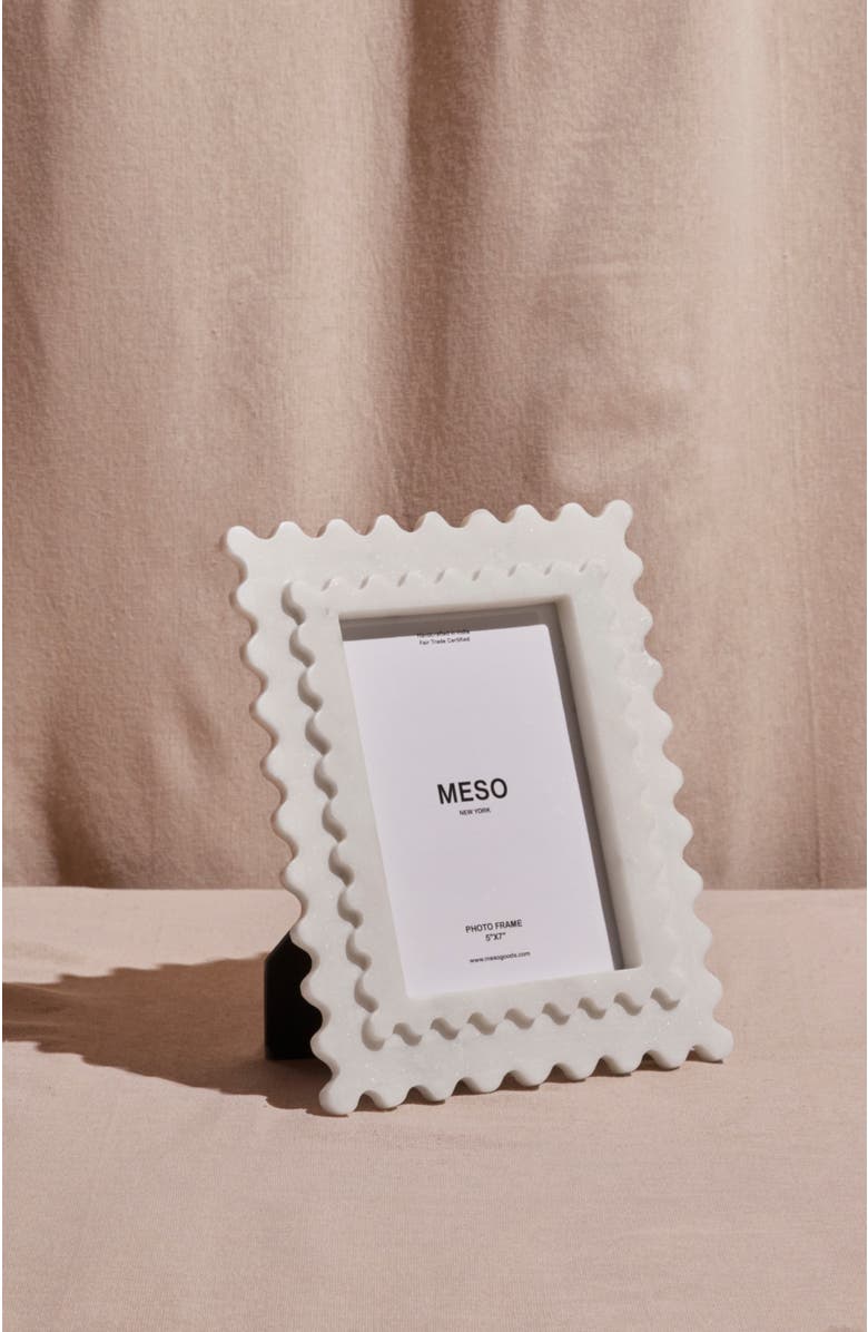 Meso Goods Lu Marble Frame, Alternate, color, White