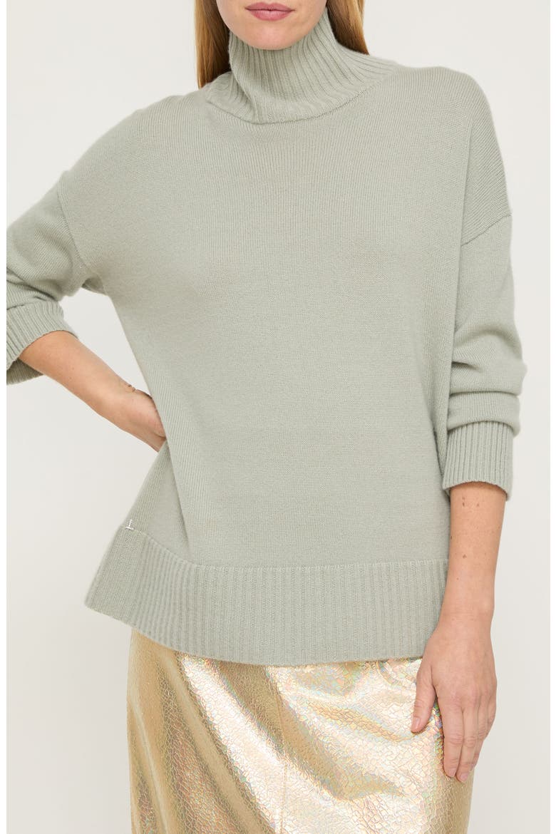 Mélange Cashmere Sweater, Main, color, MIST GREY