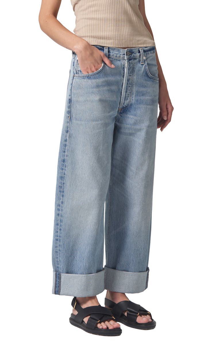 Citizens of Humanity Ayla High Waist Baggy Wide Leg Jeans, Main, color, 
