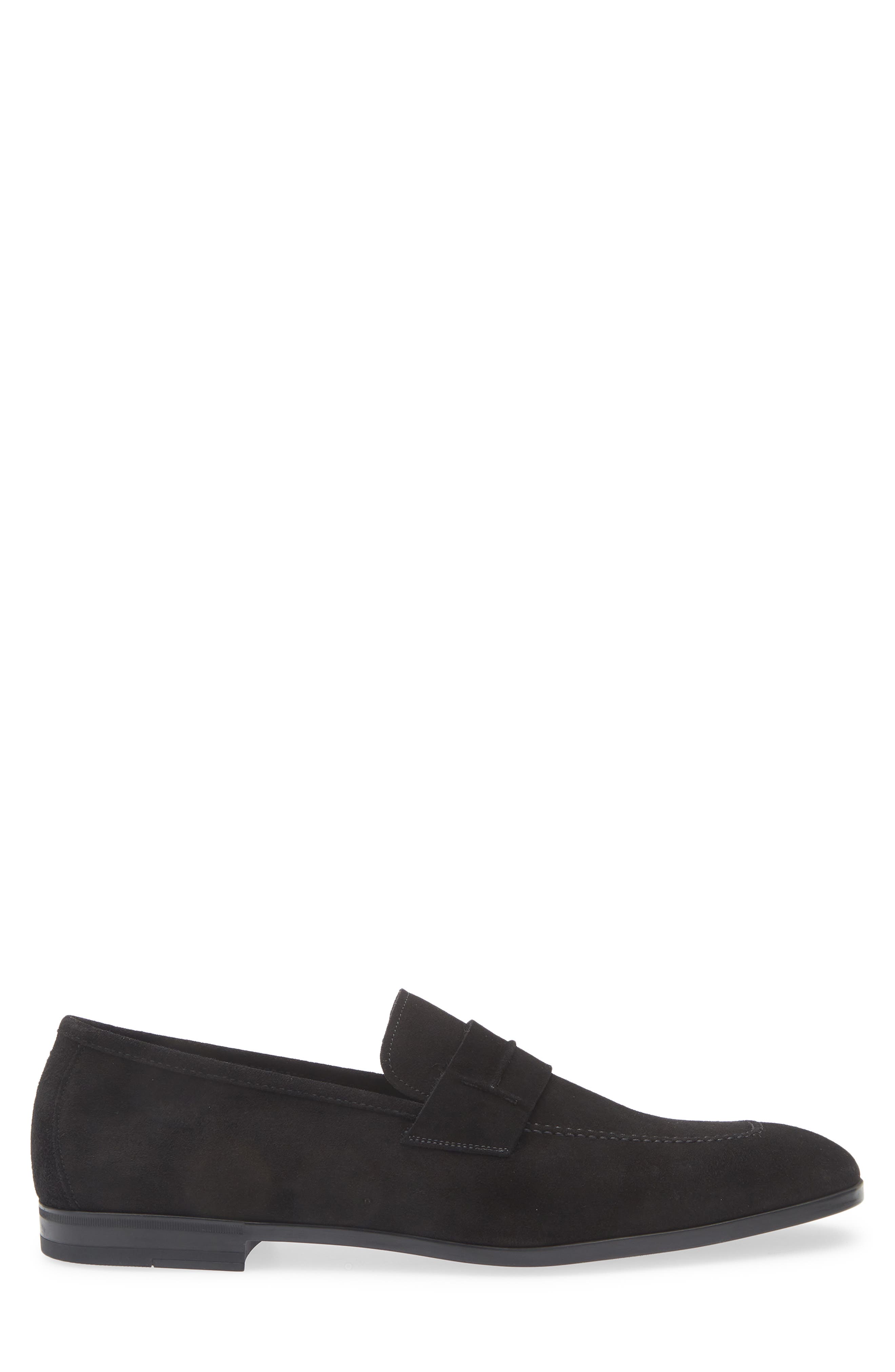 TOM FORD Sean Penny Loafer, Alternate, color, Black