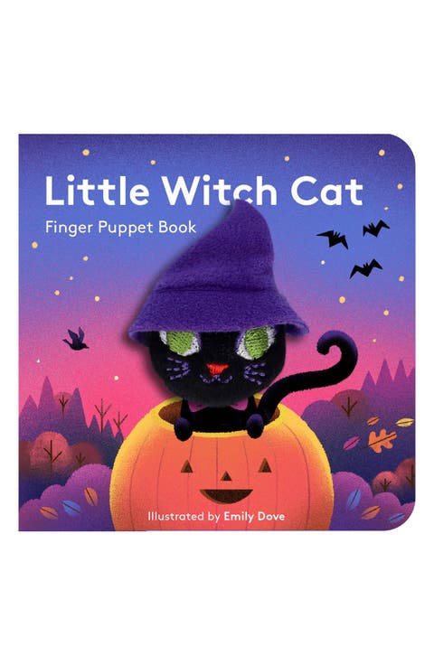 Kids' Little Witch Cat Finger Puppet Board Book