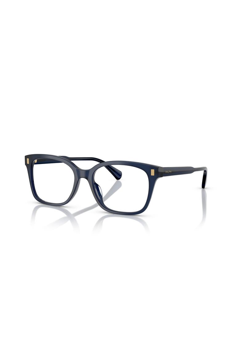 55mm Rectangle optical glasses, Main, color, Blue