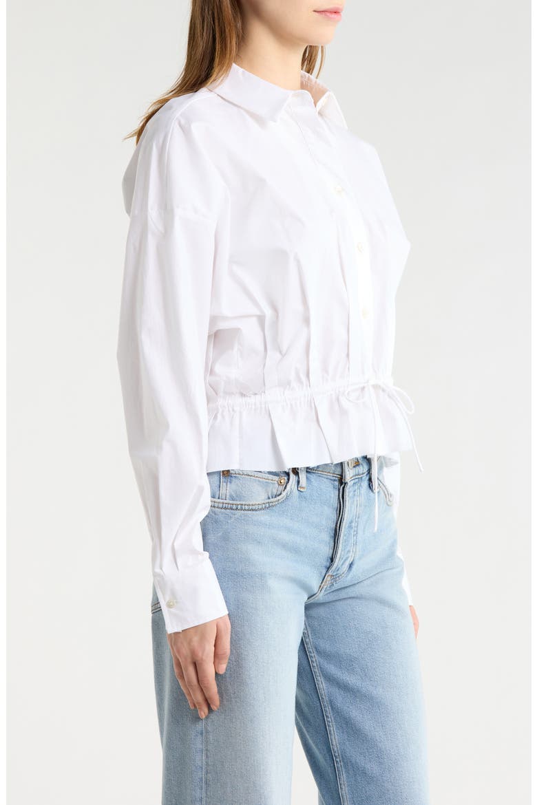 Primrose Button-Up Shirt, Alternate, color, WHITE