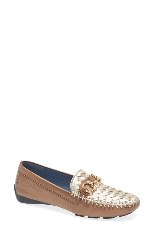 Robert Zur Perlata Loafer In Copper/gold