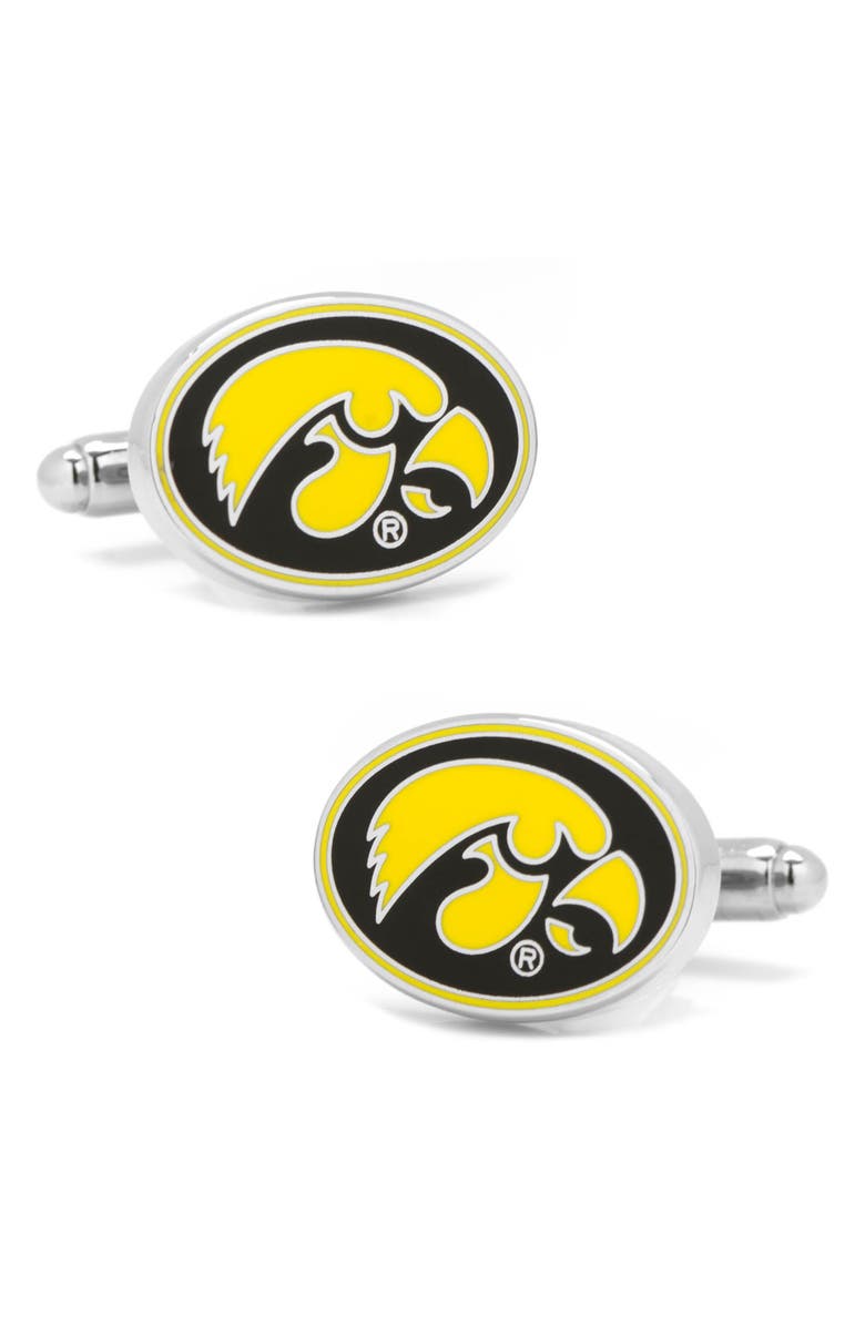 Cufflinks, Inc. NCAA Collegiate University of Iowa Hawkeyes Cuff Links, Main, color, Iowa Hawkeyes