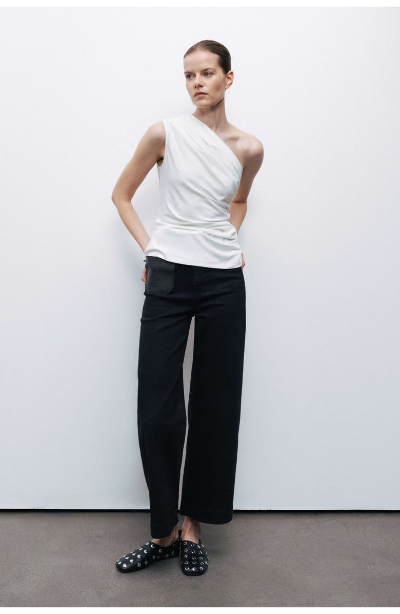 Nocturne Shirred Detailed Blouse, Alternate, color, 