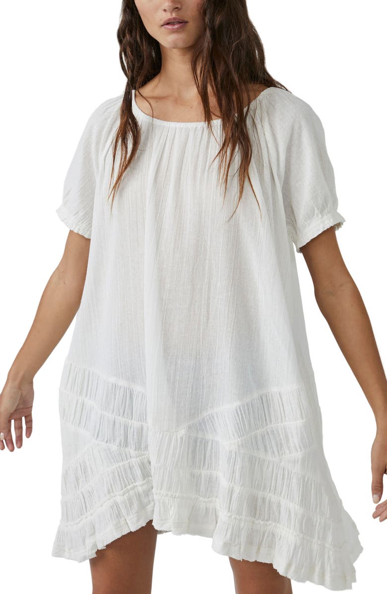 Free People free-est So Scenic Convertible A-Line Minidress, Alternate, color, Ivory