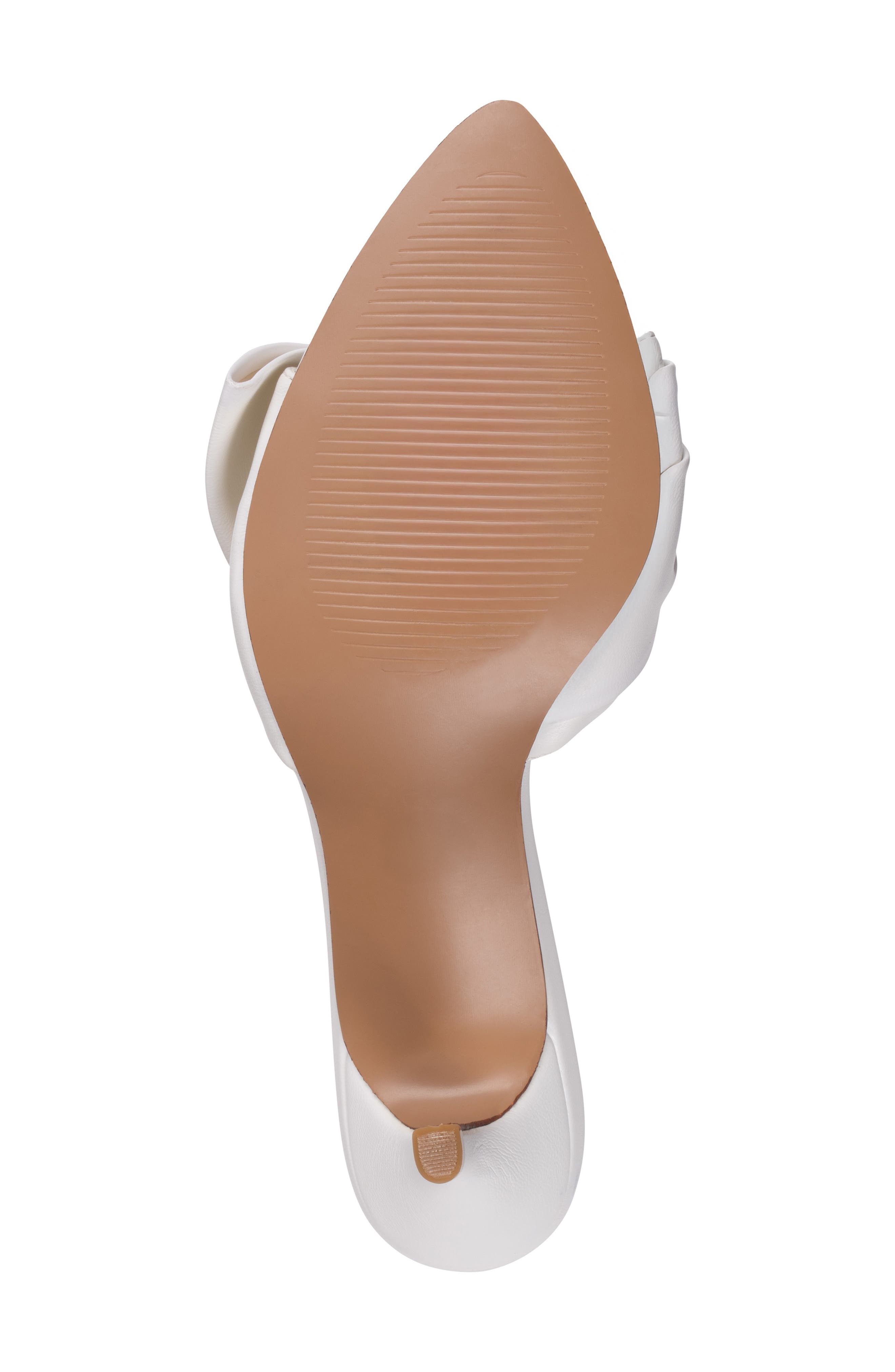 Carmen Bow Slide Sandal, Alternate, color, WHITE