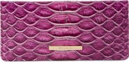 Brahmin 'Ady' Croc Embossed Continental Wallet