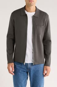 TRUTH Long Sleeve Collared Full Zip Sweater