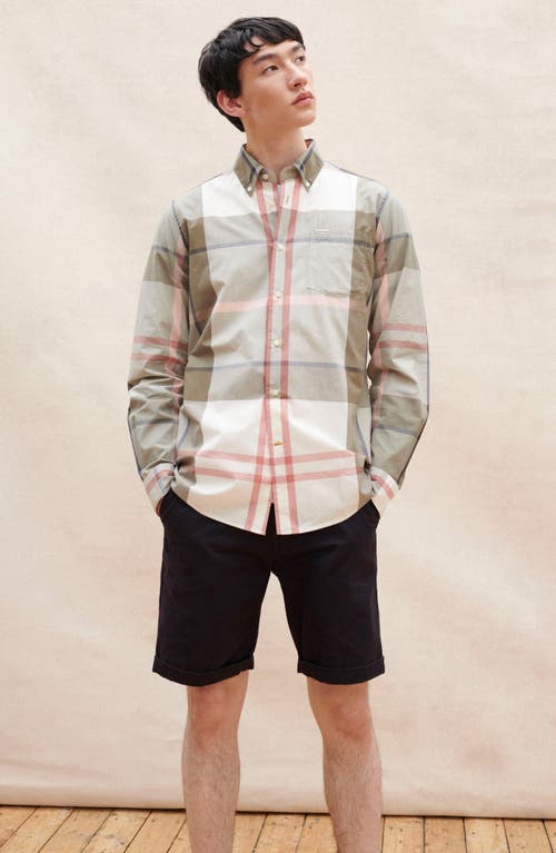 Barbour Harris Tailored Fit Plaid Cotton Button-down Shirt In Multi