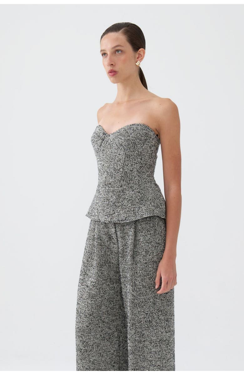 Nocturne Strapless Sweetheart Neck Top, Main, color,