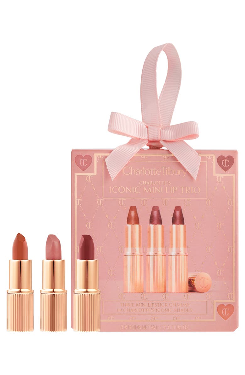 Charlotte Tilbury Iconic Lip Trio (Limited Edition) $45 Value, Main, color, 