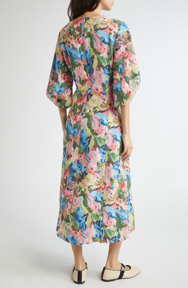 Stine Goya Floral Midi Dress, Alternate, color,