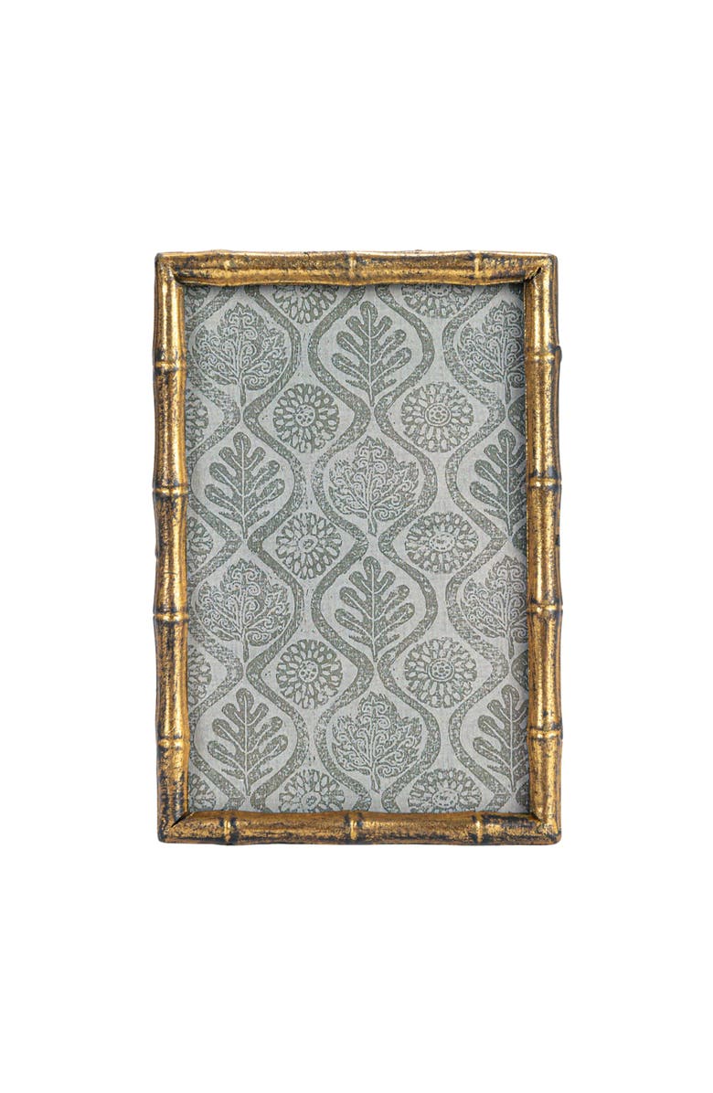 Storied Home Metal Wood Style Photo Frame, Alternate, color, Gold