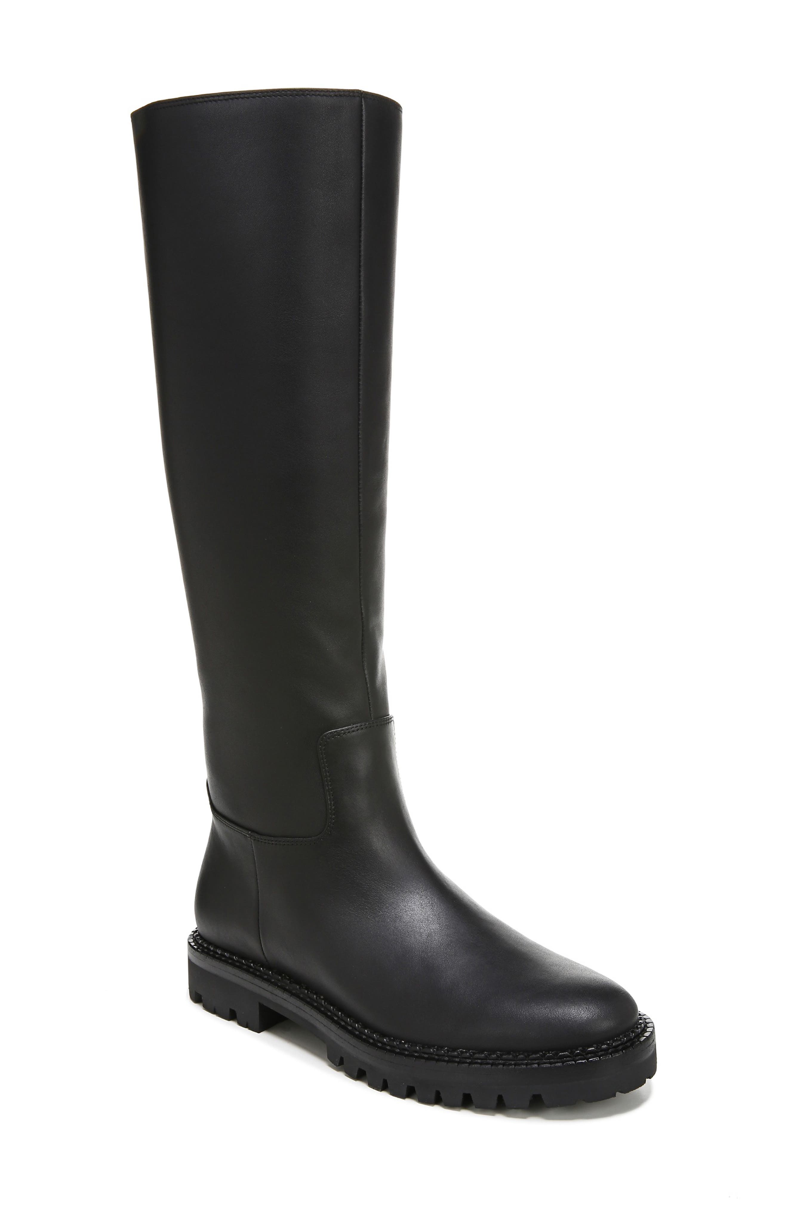 Vince Collin Water Resistant Knee High Lug Boot, Main, color, 