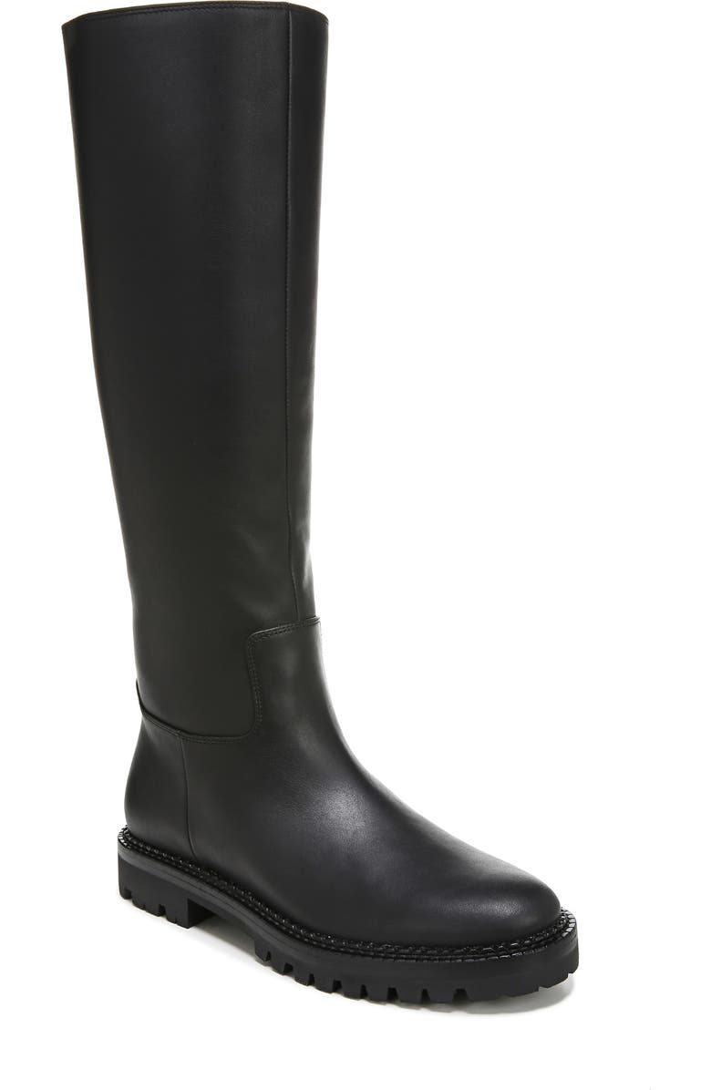 Vince Collin Water Resistant Knee High Lug Boot, Main, color,