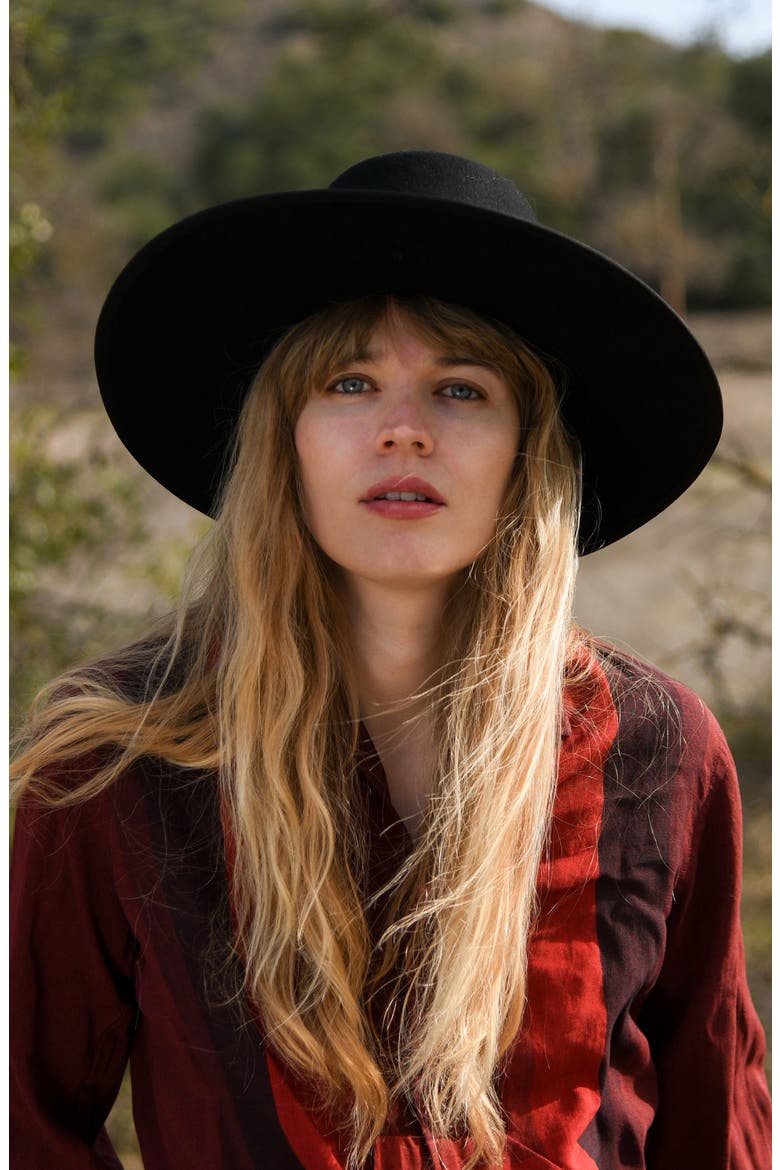 Brush Wool Felt Rancher Hat, Alternate, color, MIDNIGHT